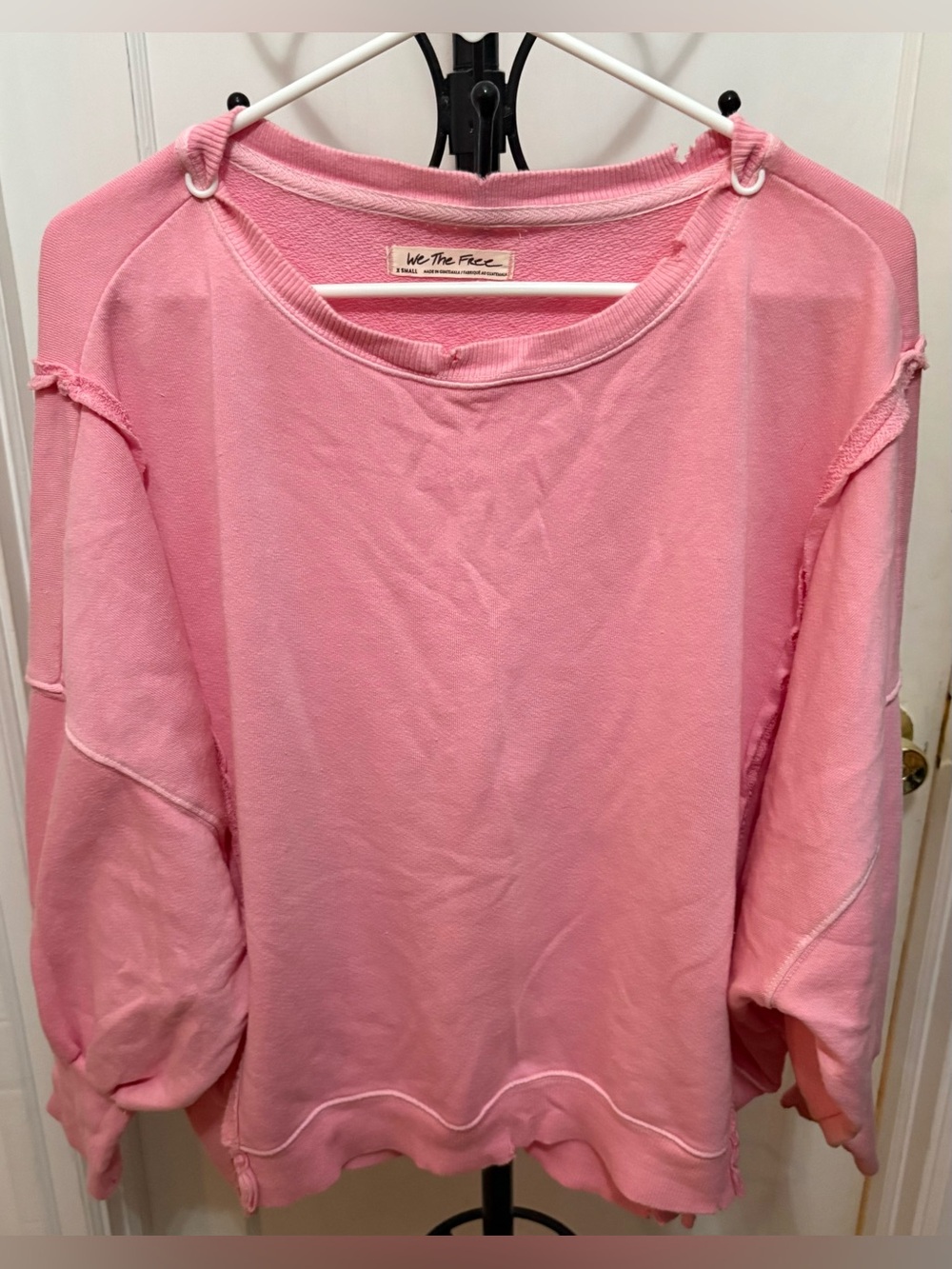 We The Free Light Pink Camden Pullover Sweatshirt Size XS